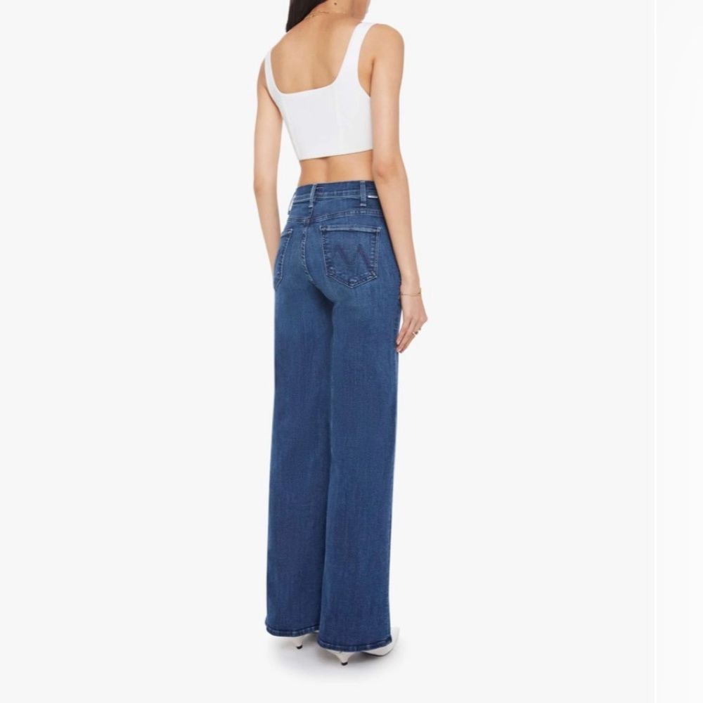 MOTHER Blue Flare & Wide Leg Jeans - Picture 2 of 9